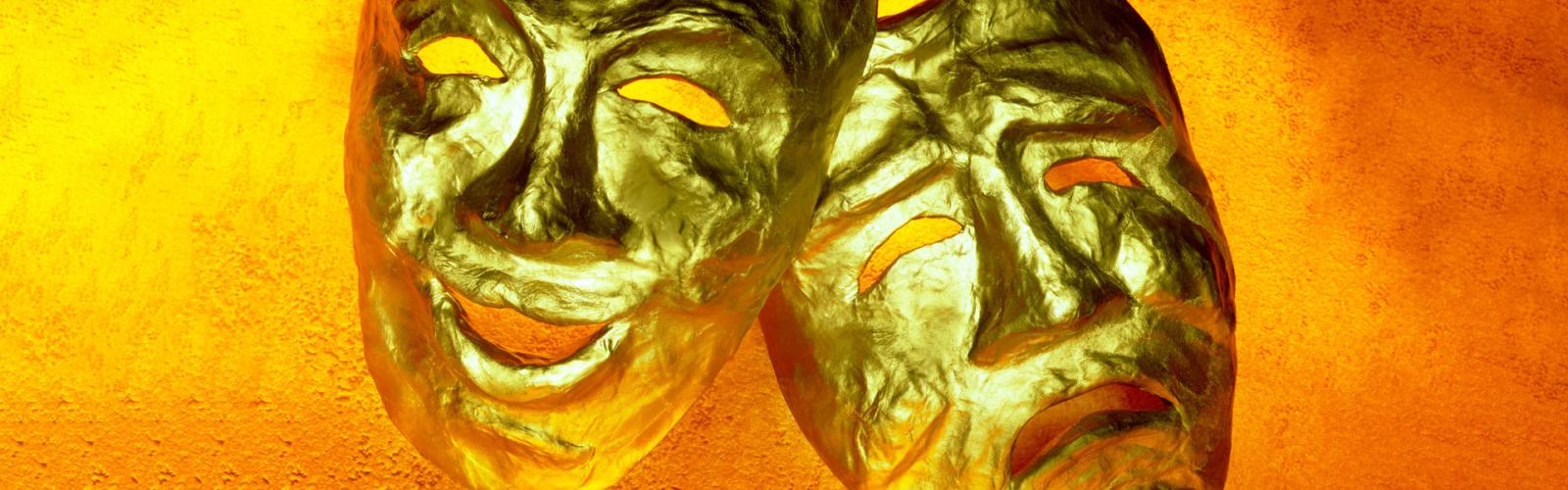 Drama Masks (tragedy & Comedy